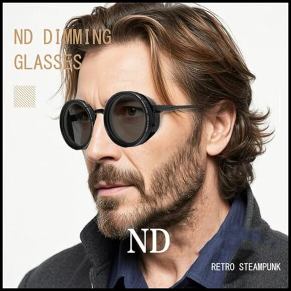 Adjustable Dimming Polarized Sunglasses with ND Filter Lenses